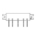 M67706  4 Watt  806 - 870 MHz Mitsubishi RF Amplifier