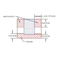 TS0506, Attenuator, Fixed, Chip, DC to 18GHz, 6dB, 0.75W, Alumina