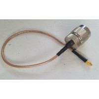 MMCX Reverse Polarity Male to N Male, RG-316, 200 mm