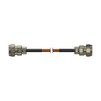 DC - 6 GHz 4.3-10 Male to 4.3-10 Male Cable Assembly, 5000 mm RG-223