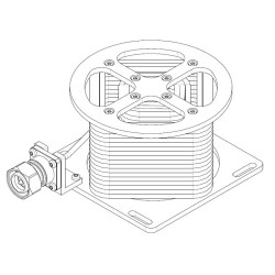 100 Watt 6 GHz 4.3-10 Male Coaxial RF Cable Load Low PIM Mounted Connector