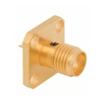 SMA-KFD SMA Female 4 hole Panel Mount Solder Pot