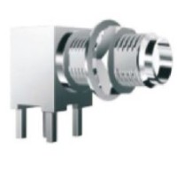 SMA-KYWHD SMA Female Bulkhead Right Angle PC Mount
