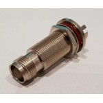 TNC Female Bulkhead Straight PCB Mount