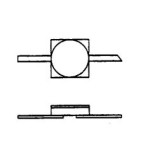MA40176  10 GHz Schottky Medium Barrier Mixer Diode