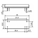 321483 70 MHz 15 MHz BW IF Saw Filter SMD Through Hole