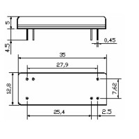 321483 70 MHz 15 MHz BW IF Saw Filter SMD Through Hole