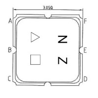 TA0968A 836.5 MHz Saw Filter SMD 3.0 mm
