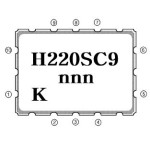 H220SC ( 220.38 MHz )  1.26 MHz 5 dB BW IF SAW Filter