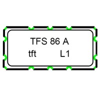 TFS86A 86.85 MHz IF Saw Filter SMD 11.6 x 5.2 mm
