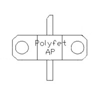 F2001 Polyfet 2.5 Watt RF VDMOS Transistor