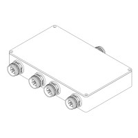 4 Way 500 - 3800 MHz LOW PIM Wilkinson RF Splitter Combiner 4.3-10 Connectors